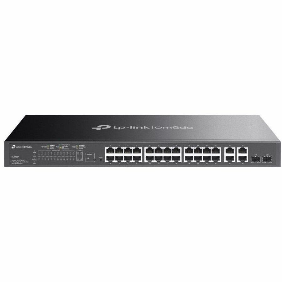Omada TL-SL2428P 24 Poorten Beheer mogelijk Ethernetswitch - Gigabit Ethernet - 1000Base-X, 10/100/1000Base-T