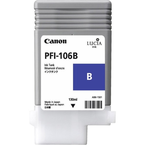 Canon PFI-106B Origineel Inkjet Inktcartridge - Blauw Verpakking