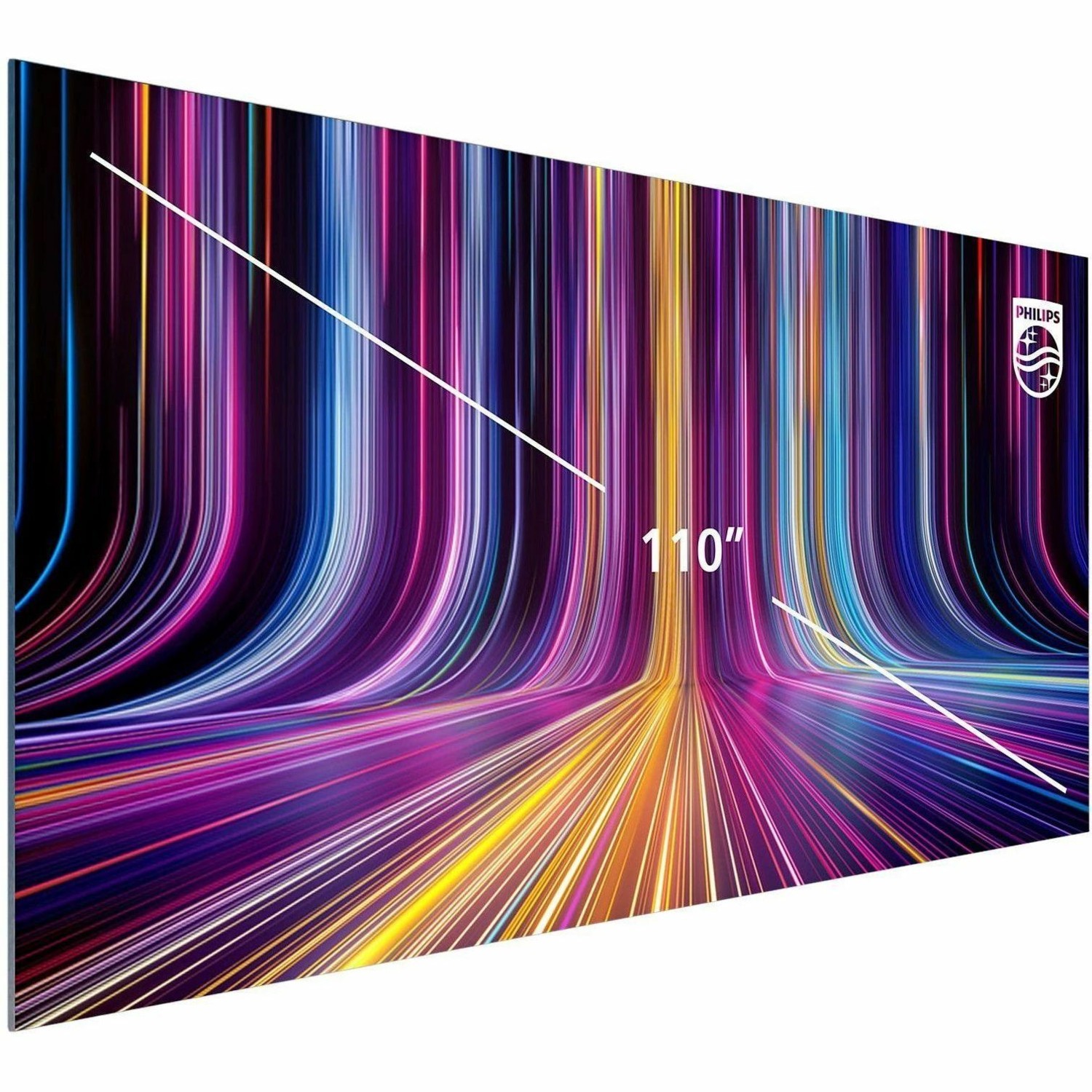 Philips 110Hdl7012ia - Flat - 1920 X 1080 - 110Inch - 3840 HZ Refresh Rate - 1.26Mm - 70