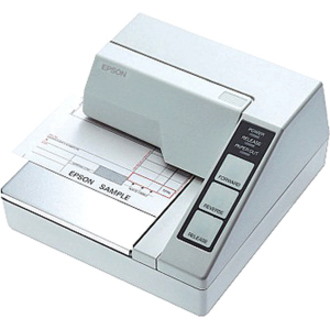 Epson TM-U295 Dot Matrix Printer - Monochrome - Receipt Print - Serial - White