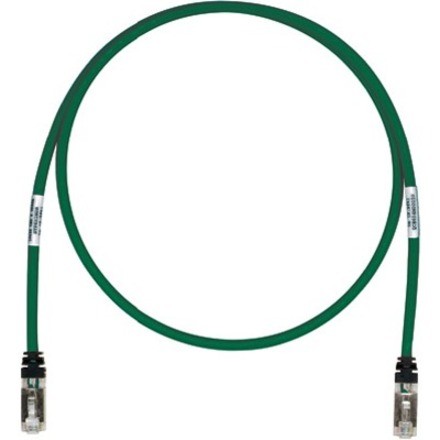 Panduit 15FT Cat6a Green Copper Patch