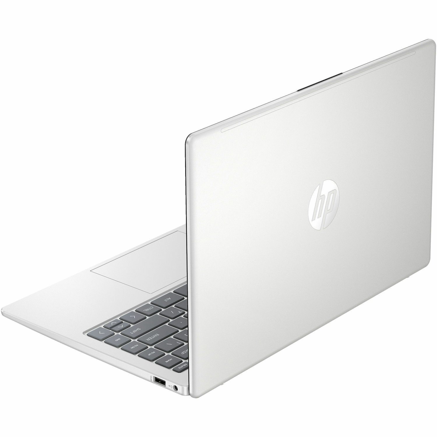 HP 14" Notebook - Full HD - 1920 x 1080 - (AMD Ryzen 3 7320U Quad-core (4 Core) - 8 GB Total RAM - 8 GB On-board Memory - 256 GB SSD - Natural Silver - Refurbished