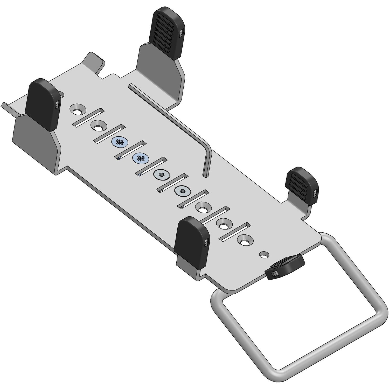 SpacePole Mounting Plate for Payment Terminal - Black