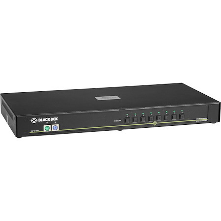 Black Box NIAP 3.0 Secure 8-Port Single-Head DVI-I KVM Switch