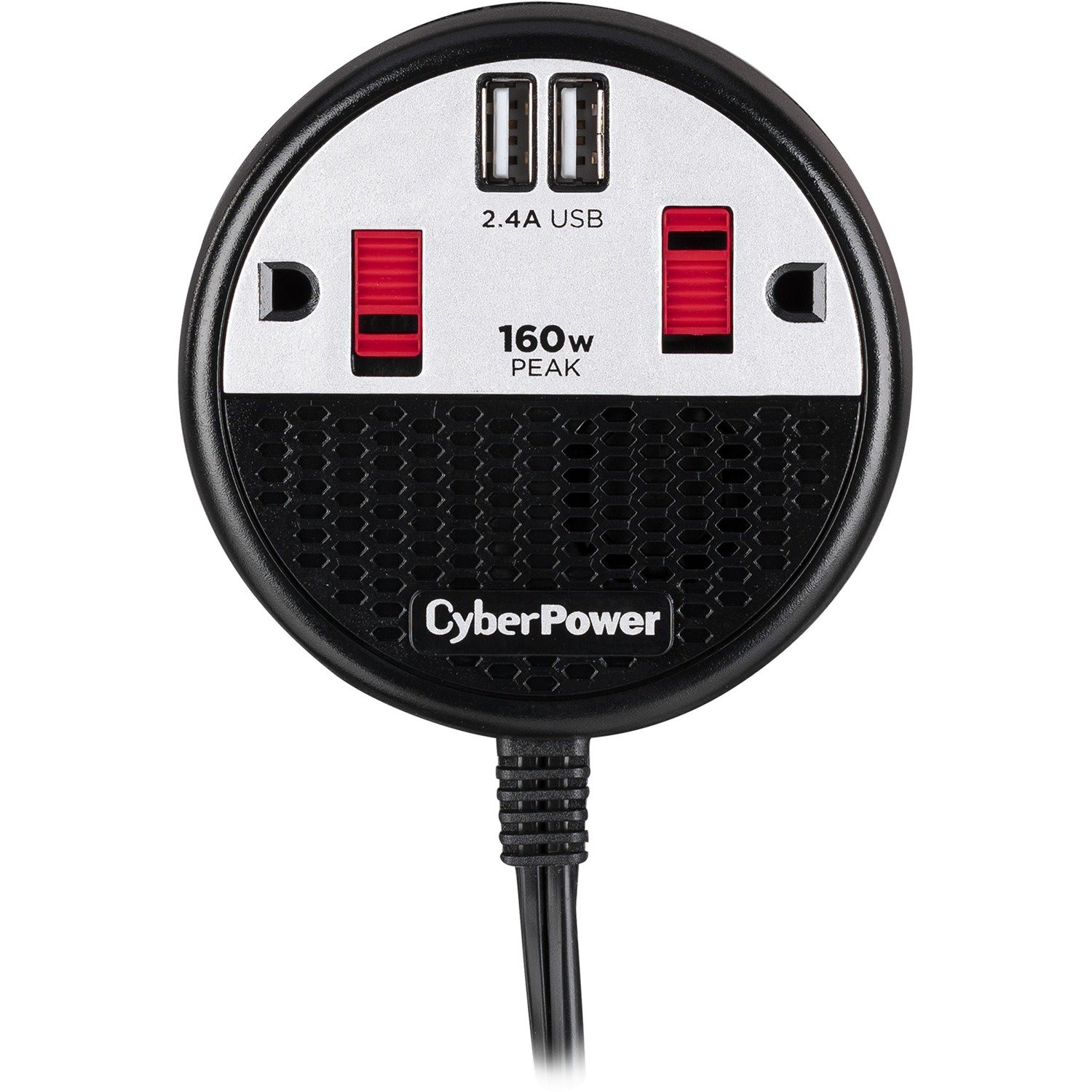 CyberPower CPS160PPB2U 160 W Power Inverter Black