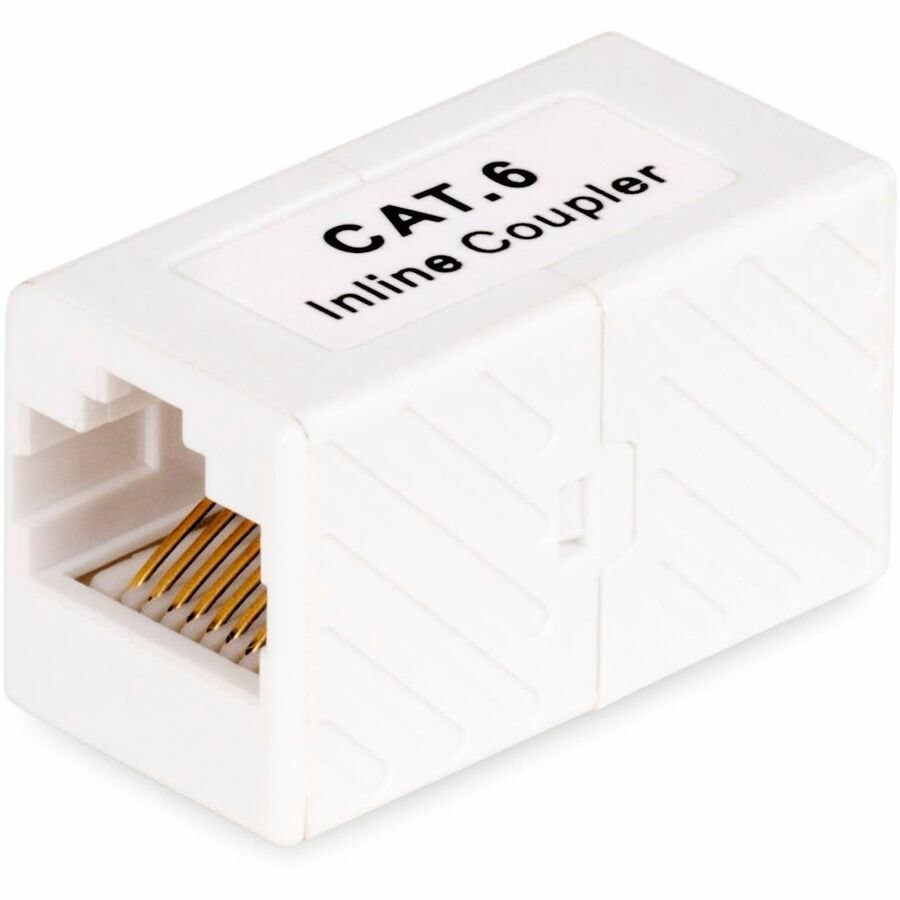 StarTech.com RJ45 Coupler, Inline Cat6 Coupler, Female to Female (F/F) T568 Connector, Unshielded Ethernet Cable Extension