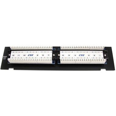 StarTech.com 1U 12 Port Wall Mount Cat5e 110 Patch Panel - 45 Degree