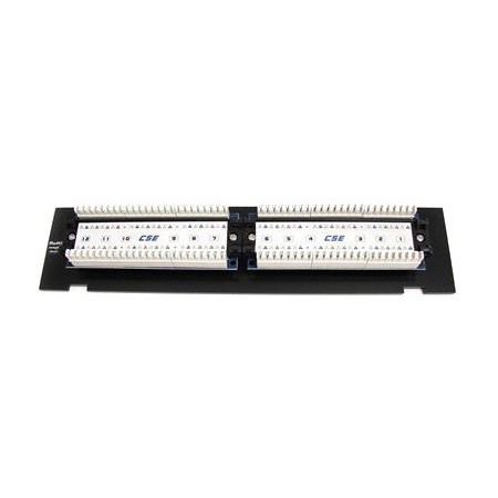StarTech.com 1U 12 Port Wall Mount Cat5e 110 Patch Panel - 45 Degree
