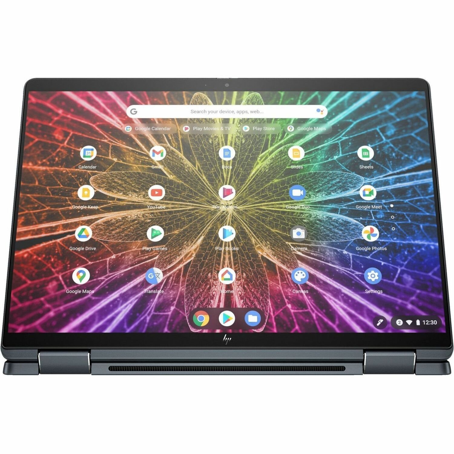 HP Elite Dragonfly Chromebook Enterprise 13.5" Touchscreen Convertible 2 in 1 Notebook - 2K - Intel Core i3 12th Gen i3-1215U - 8 GB - 256 GB SSD - English Keyboard - Slate Blue - Smart Buy