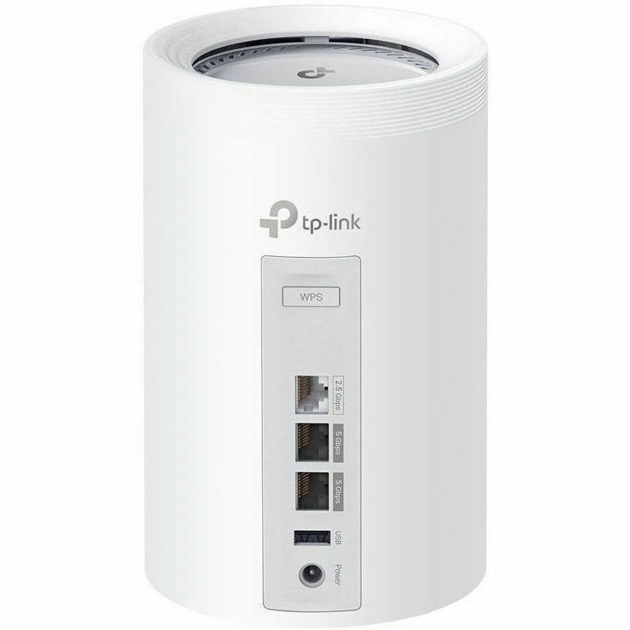 TP-LinkBE11000 Whole Home Mesh Wi-Fi 7 System(Tri-Band)
SPEED: 688 Mbps at 2.4 GHz + 4320 Mbps at 5 GHz + 5760 Mbps at 6 GHz
SPEC: Internal Antennas, 2 × 5 Giga