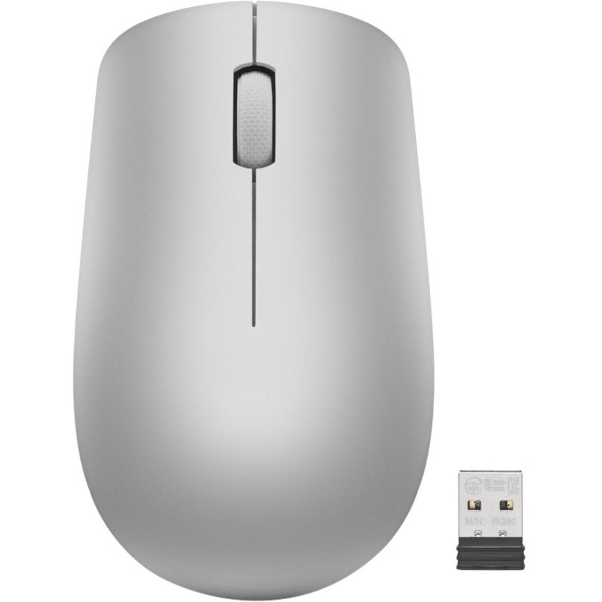 Lenovo 530 Wireless Mouse (Platinum Grey)