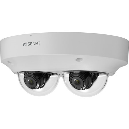 Hanwha Techwin PNM-9000VD 5 Megapixel Network Camera - Color - Dome - White
