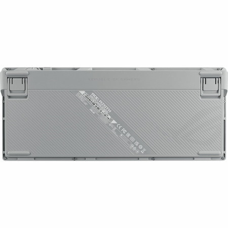 Asus ROG Azoth Gaming Keyboard - Wired/Wireless Connectivity - USB 2.0 Interface - RGB LED - White