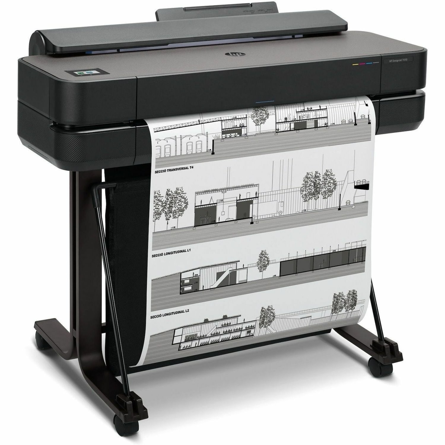 HP Designjet T650 A1 Inkjet Large Format Printer - 609.60 mm (24") Print Width - Colour