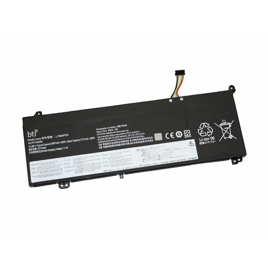 BTI L19C4PDB-BTI 15.44V 58WHR LI-ION BATTERY 5B10Z21201, 5B10Z21209, 5B11C22842, L19C4PDB, L19M4PDB, L20M4PDB, SB10Z21200, SB10Z21205, SB11C22841