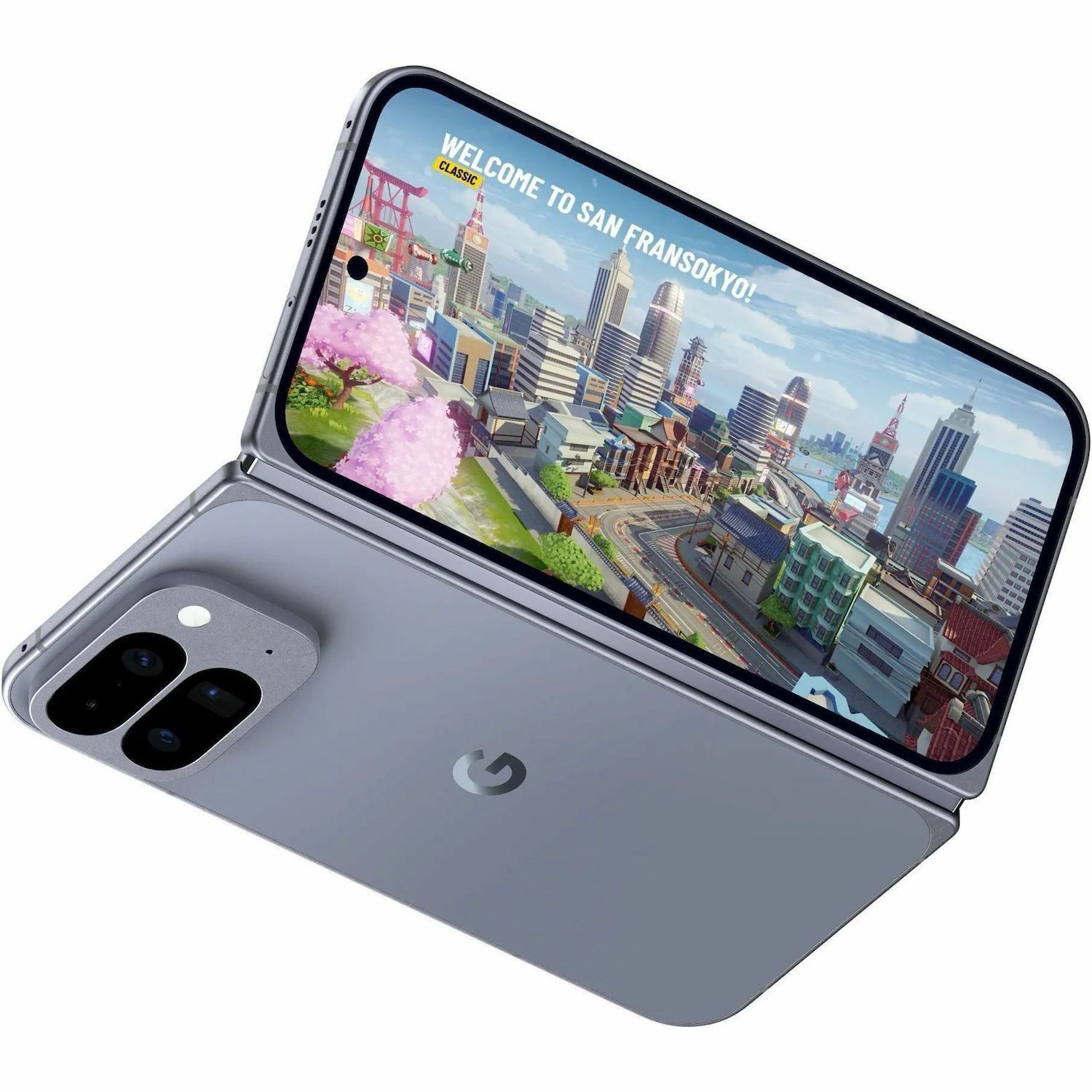 Google Pixel 10 Pro Fold GU0NP 512 GB Smartphone - 20.3 cm (8") Flexible Folding Screen OLED HDR10+ 2076 x 2152 - 16 GB RAM - Android 16 - 5G - Moonstone