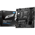 MSI Pro B760M-P DDR4 Gaming Desktop Motherboard - Intel B760 Chipset - Socket LGA-1700 - Micro ATX