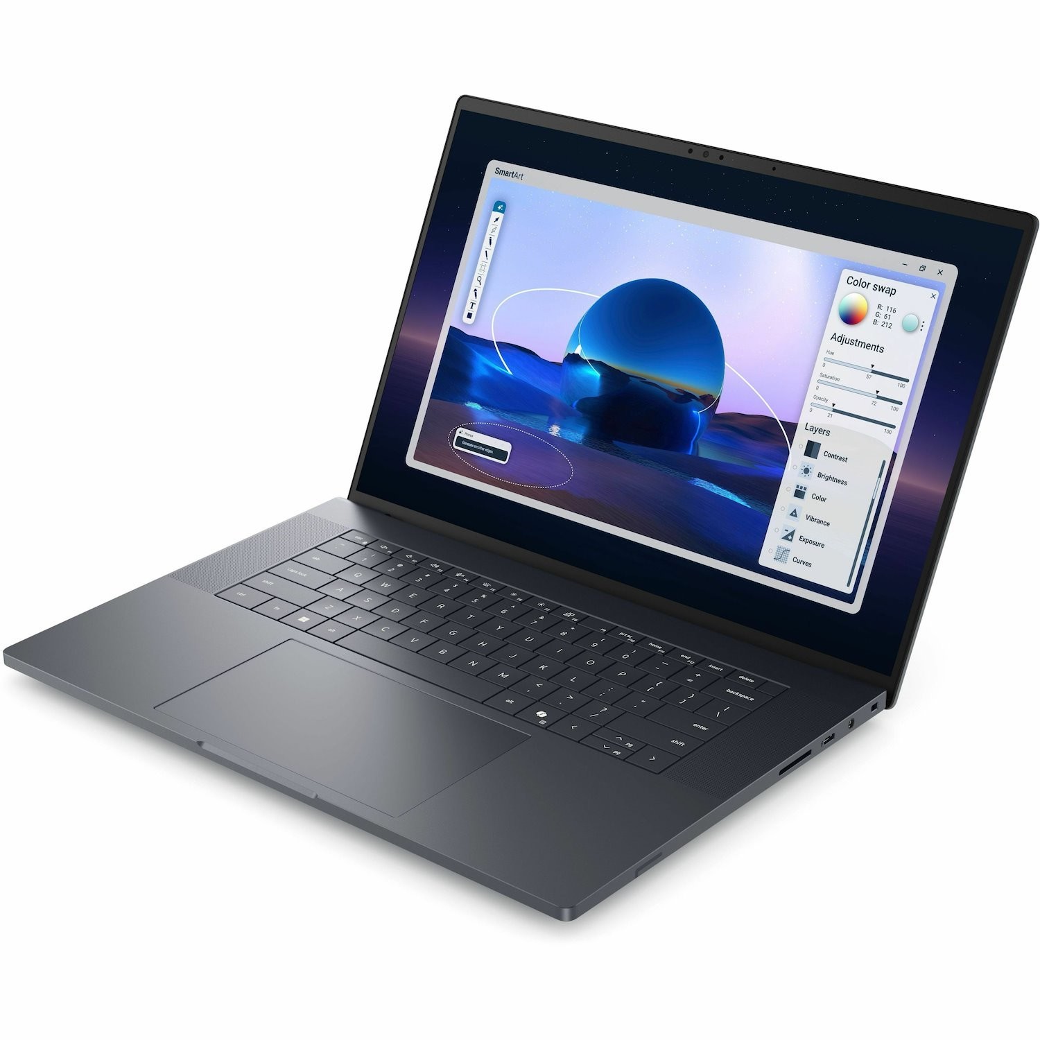 Dell Pro Max Premium MA16250 16" Mobile Workstation - Full HD Plus - 120 Hz - Intel Core Ultra 7 265H - vPro Technology - 32 GB - 1 TB SSD - English (US) Keyboard - Magnetite