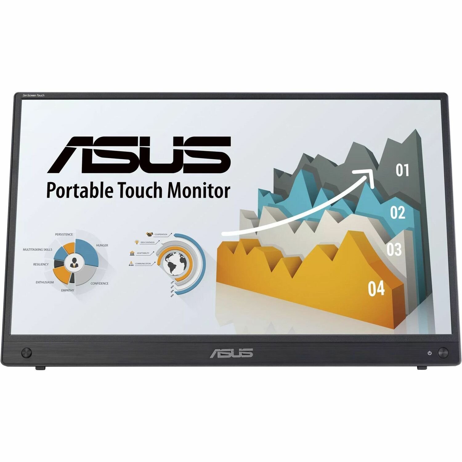 Asus ZenScreen MB16AMTR 16" Class LED Touchscreen Monitor - 16:9 - 5 ms