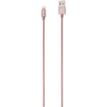 iStore Lightning Charge 4ft (1.2m) Braided Cable (Rose Gold)