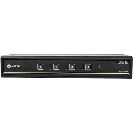 Vertiv Cybex SC940 Secure KVM | Dual Head | 4 Port | Dual-link DVI-I | NIAP| 4K