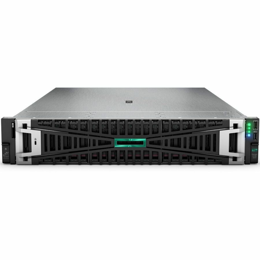 HPE ProLiant DL380 G11 2U Rek Server - 1 x Intel Xeon Silver 4510 2,40 GHz - 64 GB RAM - 7,68 TB SSD - Serieel ATA controller
