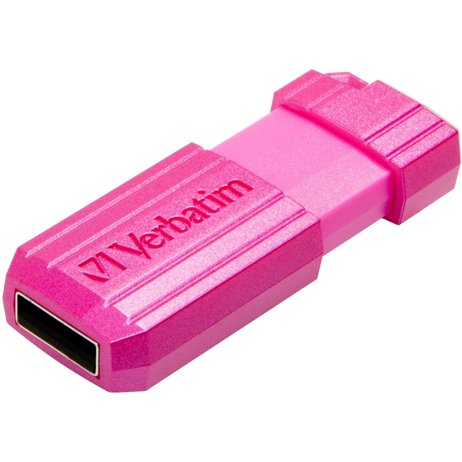 Verbatim PinStripe 16 GB USB 2.0 Flash Drive - Hot Pink