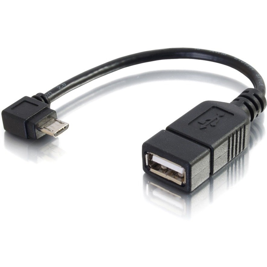Cables To Go 6 In Micro B male-USB A Fem