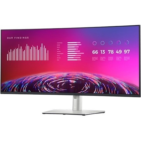 Dell UltraSharp U3821DW 38" Class Curved Screen LCD Monitor - 21:9 - Black