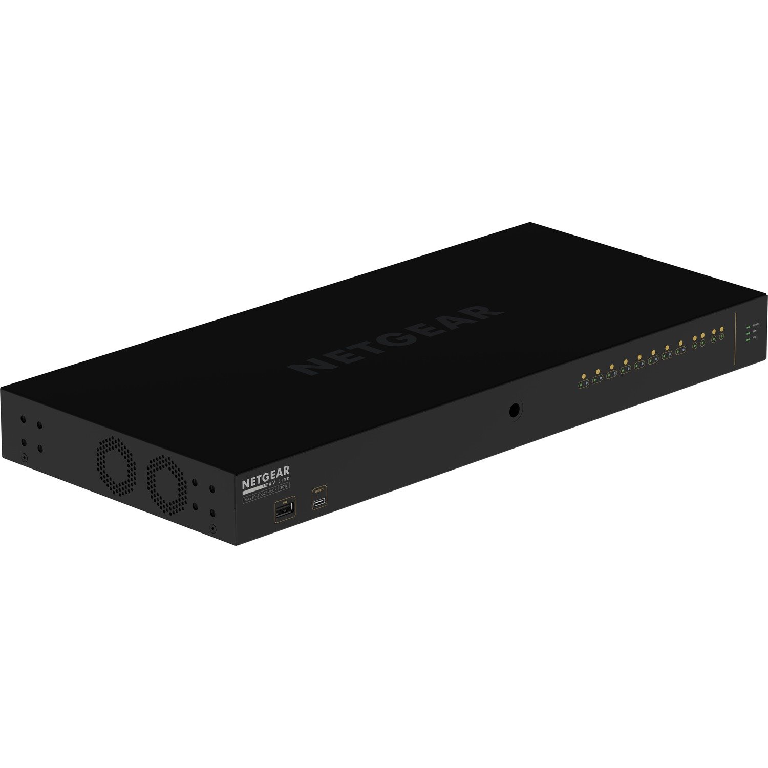 Netgear AV Line M4250-10G2F-PoE+ 8x1G PoE+ 125W 2x1G and 2xSFP Managed Switch (GSM4212P)