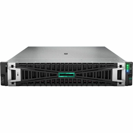 HPE SMART CHOICE ProLiant DL380 G11 2U Rack Server - 1 x Intel Xeon Silver 4510 2.4 GHz - 64 GB RAM - 16 TB HDD - (2 x 8TB) HDD Configuration - Serial ATA/600, 12Gb/s SAS Controller