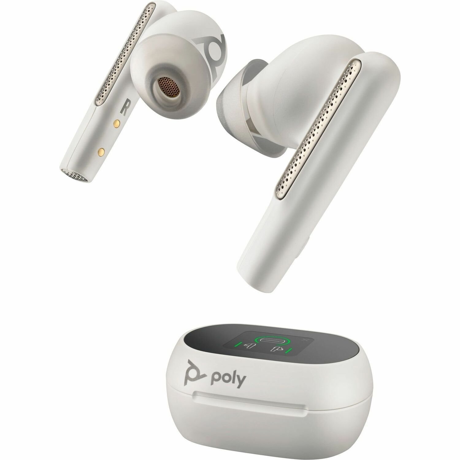 Poly Charging Case Poly Earbud - White