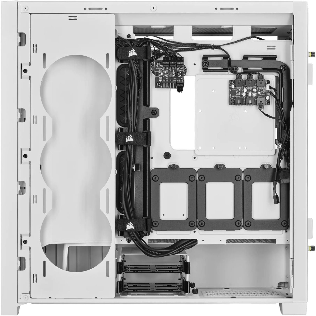 Corsair iCUE 5000X RGB QL Edition Mid-Tower ATX Case - True White