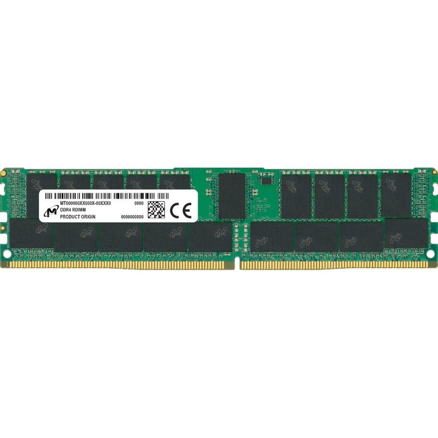 Micron RAM Module for Server, Workstation - 16 GB (1 x 16GB) - DDR4-2666/PC4-21333 DDR4 SDRAM - 2666 MHz Single-rank Memory - CL19 - 1.20 V