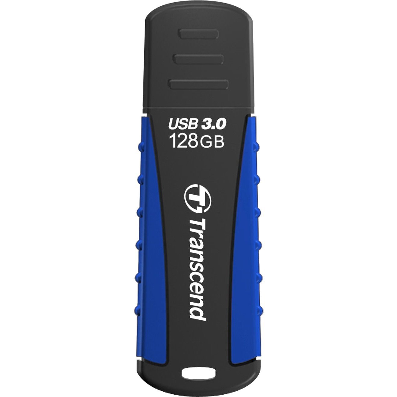 Transcend JetFlash 810 128 GB USB 3.0 Flash Drive - Black, Blue