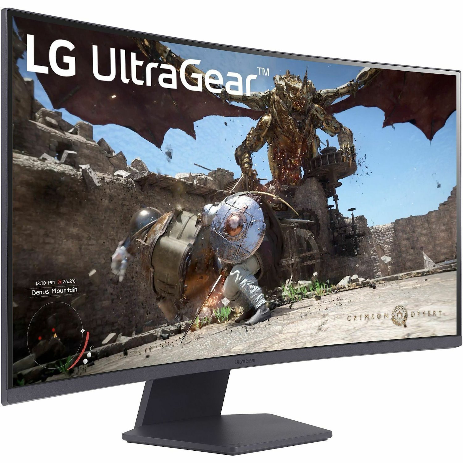 LG UltraGear 32GS60QC-B 32" Class WQHD Curved Screen Gaming LCD Monitor - 16:9