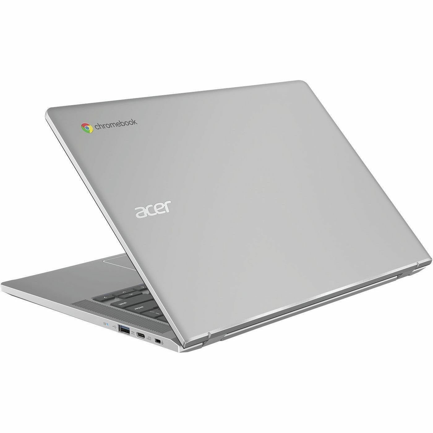 Acer Chromebook 314 CB314-4HT CB314-4HT-C49Q 35.6 cm (14") Touchscreen Chromebook - Full HD - Intel N100 - 4 GB - 128 GB Flash Memory - English (UK) Keyboard - Silver