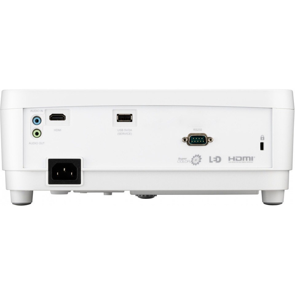 Viewsonic LS510WH-2 3000 Lumens WXGA Laser Projector with Wide Color Gamut and 360-Degree Orientation for Business and Education