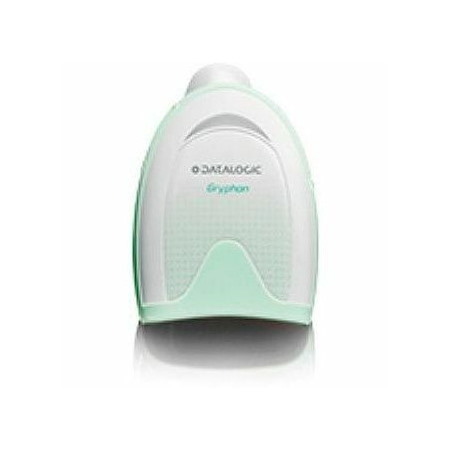 Datalogic Gryphon GM4500 Retail, Healthcare, Transportation Handheld Barcode Scanner Kit - Wireless Connectivity - Light Green, Light Grey