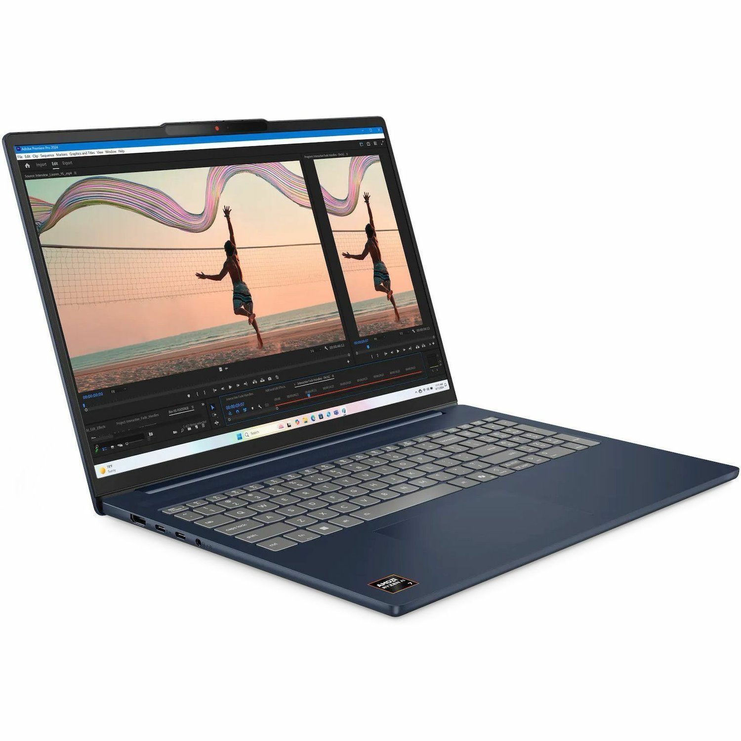 Lenovo IdeaPad Slim 5 16AKP10 83HY001JUS 16" Copilot+ PC Notebook - WUXGA - AMD Ryzen AI 5 340 - 16 GB - 1 TB SSD