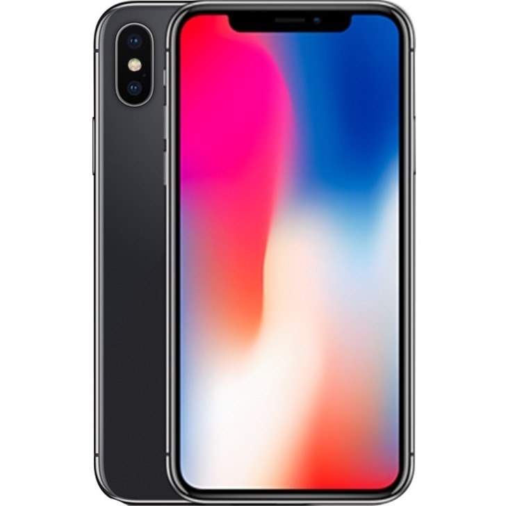 Apple iPhone X 256 GB Smartphone - 14.7 cm (5.8") OLED 2436 x 1125 - Dual-core (2 Core) Quad-core (4 Core) - 3 GB RAM - iOS 11 - 4G - Grey