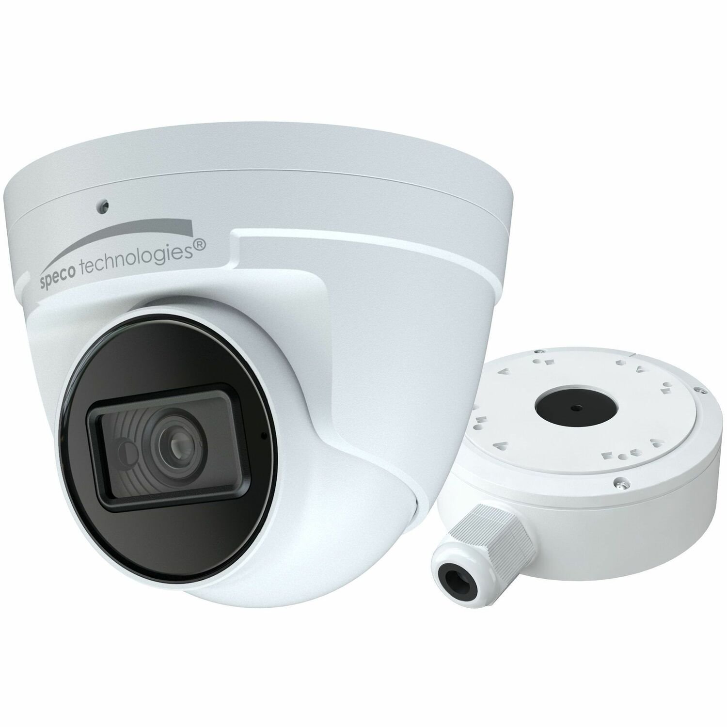 Speco O8T9 8 Megapixel 4K Network Camera - Color - Turret - White