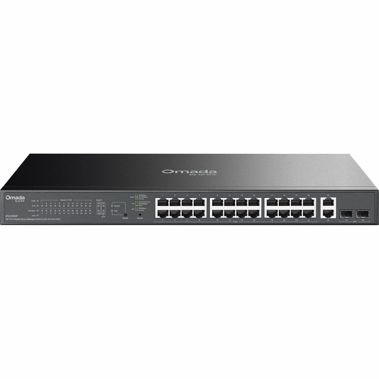 TP-Link Es228gp Omada 28-Port Gigabit Easy Managed Switch With 24-Port PoE+