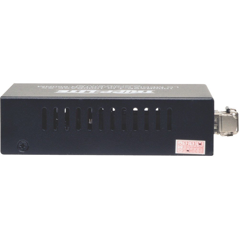 Eaton Tripp Lite Series 10/100/1000 LC Multimode Fiber to Ethernet Media Converter, 550M, 850nm