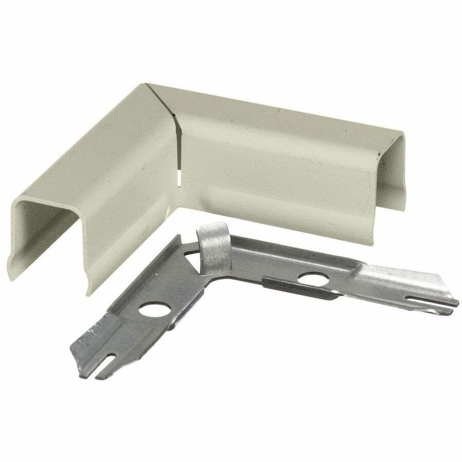 Bryant Metal Raceway, 90 Degree Flat Elbow, HBL700/750 Series, Ivory