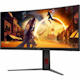 AOC CU34G4Z 34" Class UW-QHD Curved Screen Gaming LED Monitor - 21:9 - Black, Red