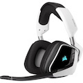 Corsair VOID RGB ELITE Wireless Premium Gaming Headset with 7.1 Surround Sound - White