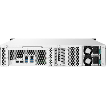 QNAP TS-1232PXU-RP-4G 12 x Total Bays SAN/NAS Storage System - 512 MB Flash Memory Capacity - Annapurna Labs Alpine AL-324 Quad-core (4 Core) 1.70 GHz - 2 GB RAM - DDR4 SDRAM - 2U Rack-mountable