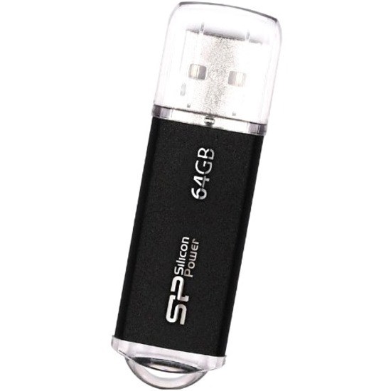 Silicon Power Ultima II 64 GB USB 2.0 Flash Drive - Black