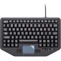 Gamber-Johnson iKey Full Travel Keyboard with Attachment Versatility and Red Back Lighting